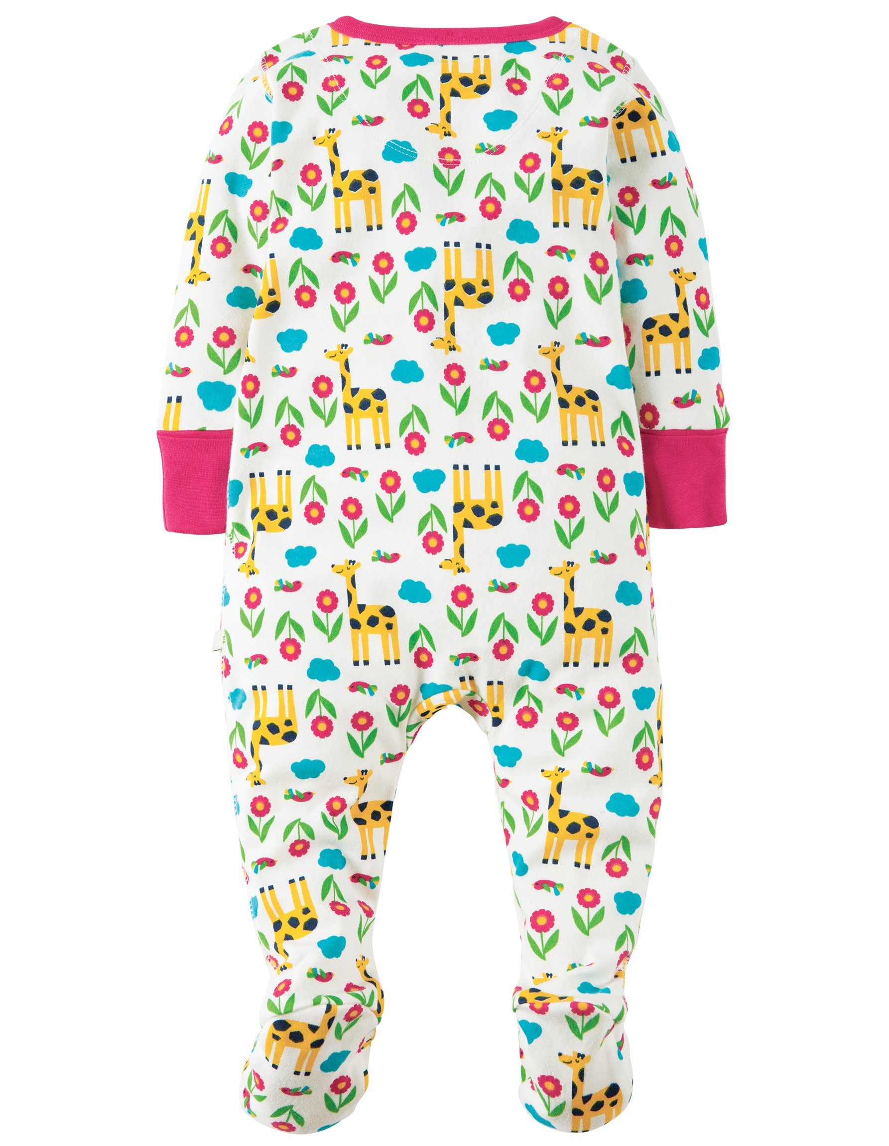 Lovely babygrow - giraffe meadow Playsuit Frugi 