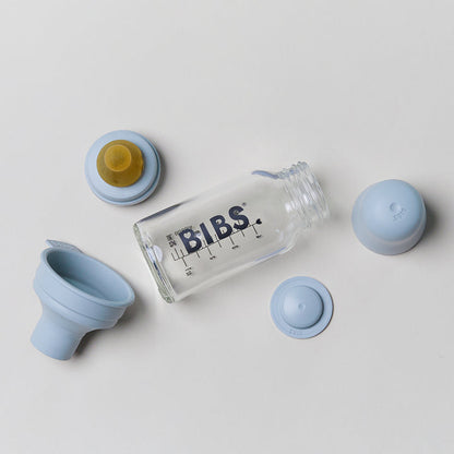Biberão de vidro 110 ml + conjunto ivory BIBS Biberão BIBS 