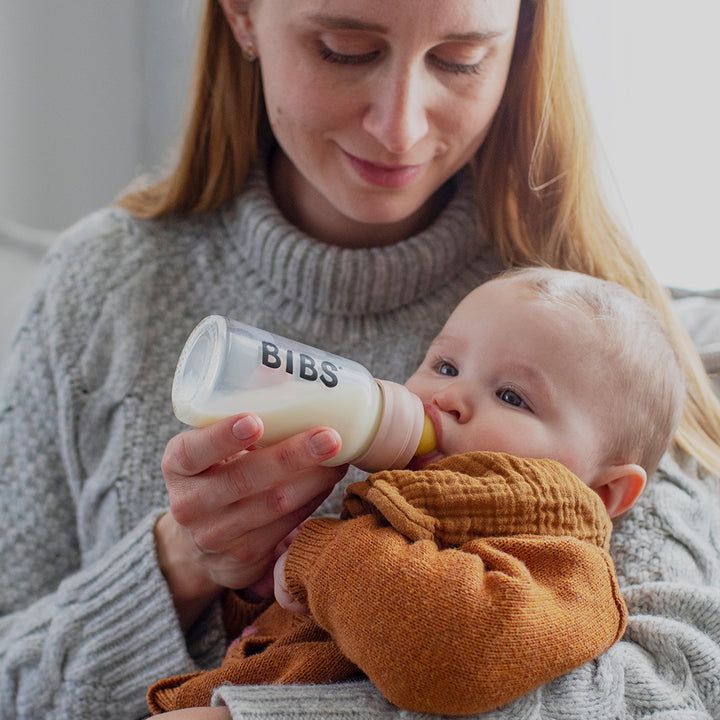 Biberão de vidro 110 ml + conjunto sage BIBS Biberão BIBS 