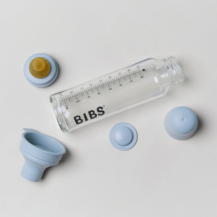 Biberão de vidro 225 ml + conjunto ivory BIBS Biberão Bibs 