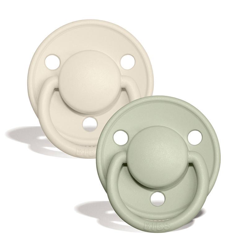 2-pack Bibs De Lux ivory sage Pacifier Bibs 