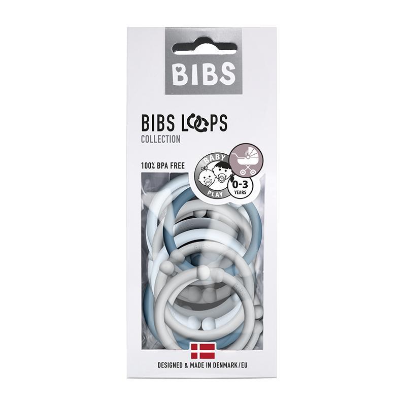 12 pack loops baby blue cloud petrol BIBS Toys Bibs 
