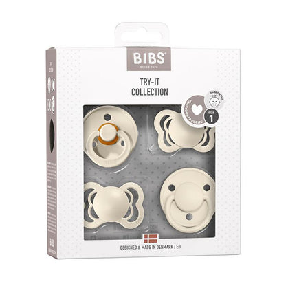 Try-it collection ivory BIBS pacifier Bibs 