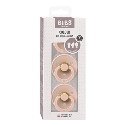 Pack try-it 3 chupetas blush BIBS pacifier Bibs 