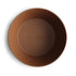 2-pack round dinnerware bowl caramel mushie meal mushie 