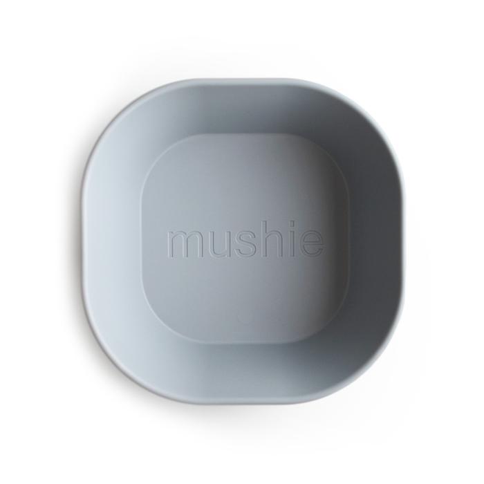 2-pack square dinnerware bowl cloud mushie meal mushie 