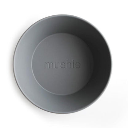 2-pack round dinnerware bowl smoke mushie meal mushie 