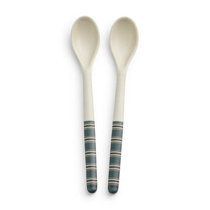 Bamboo feeding spoon 2 pieces - sandy stripe dinnerwear Elodie details 