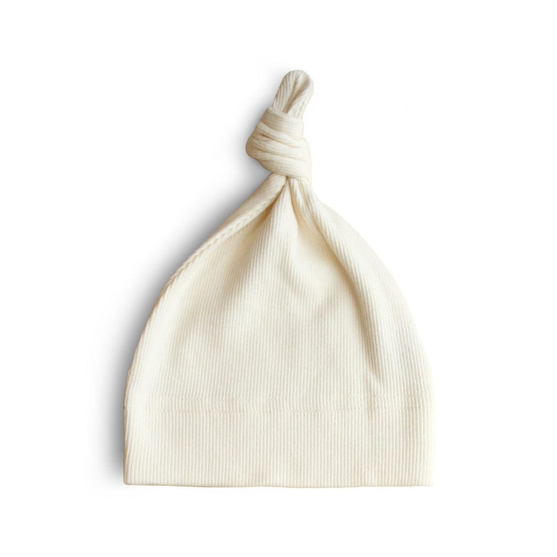 Gorro com nó ivory 0-3M Hat mushie