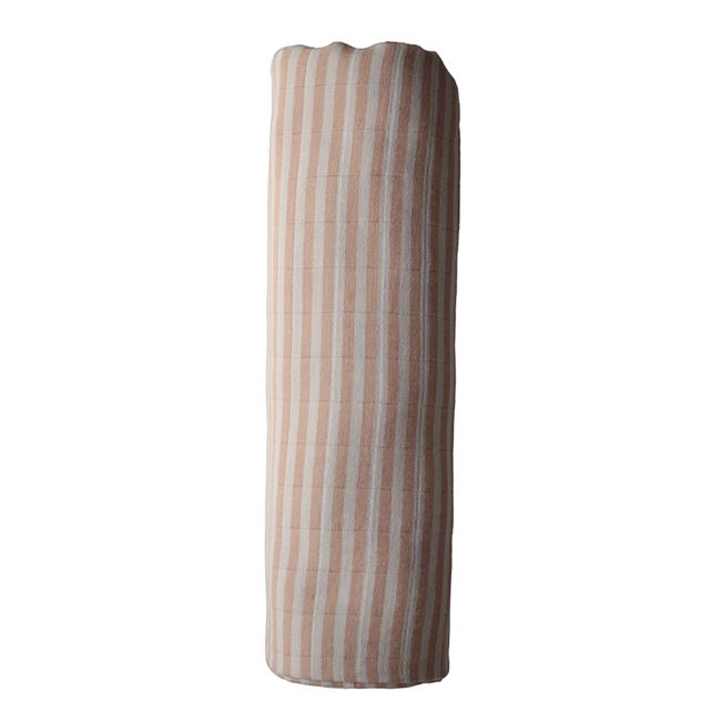 Muslin swaddle natural stripes mushie muslin mushie 