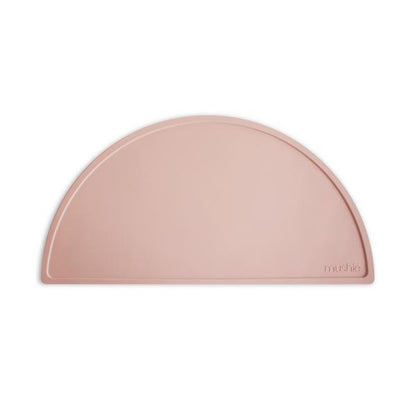 Silicone place mat blush meal mushie 