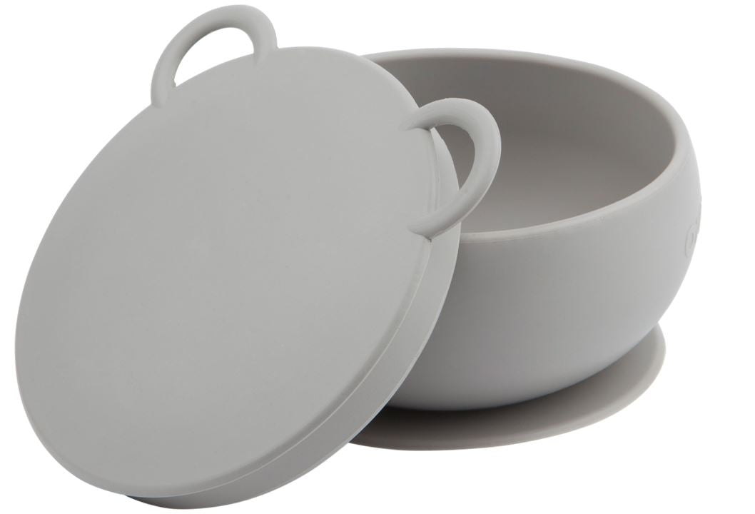 Suction bowl grey Minikoioi Dinnerware minikoioi 