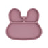 Bunny stickie plate - dusty rose dinnerware we might be tiny 
