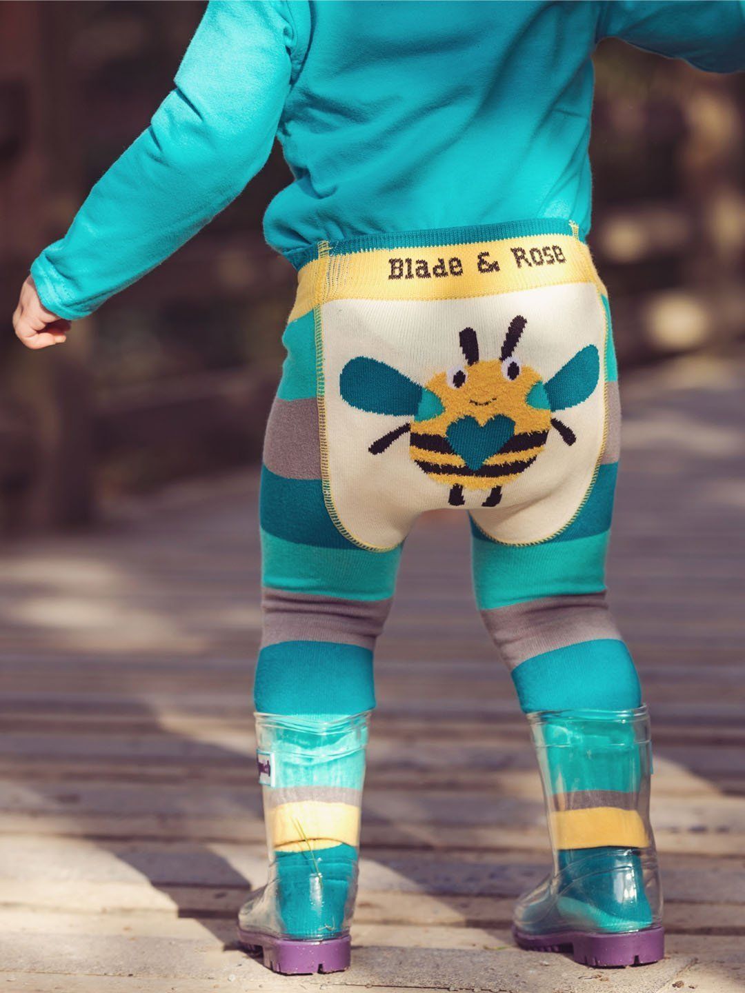 Buzzy bee leggings Bottoms Blade & Rose