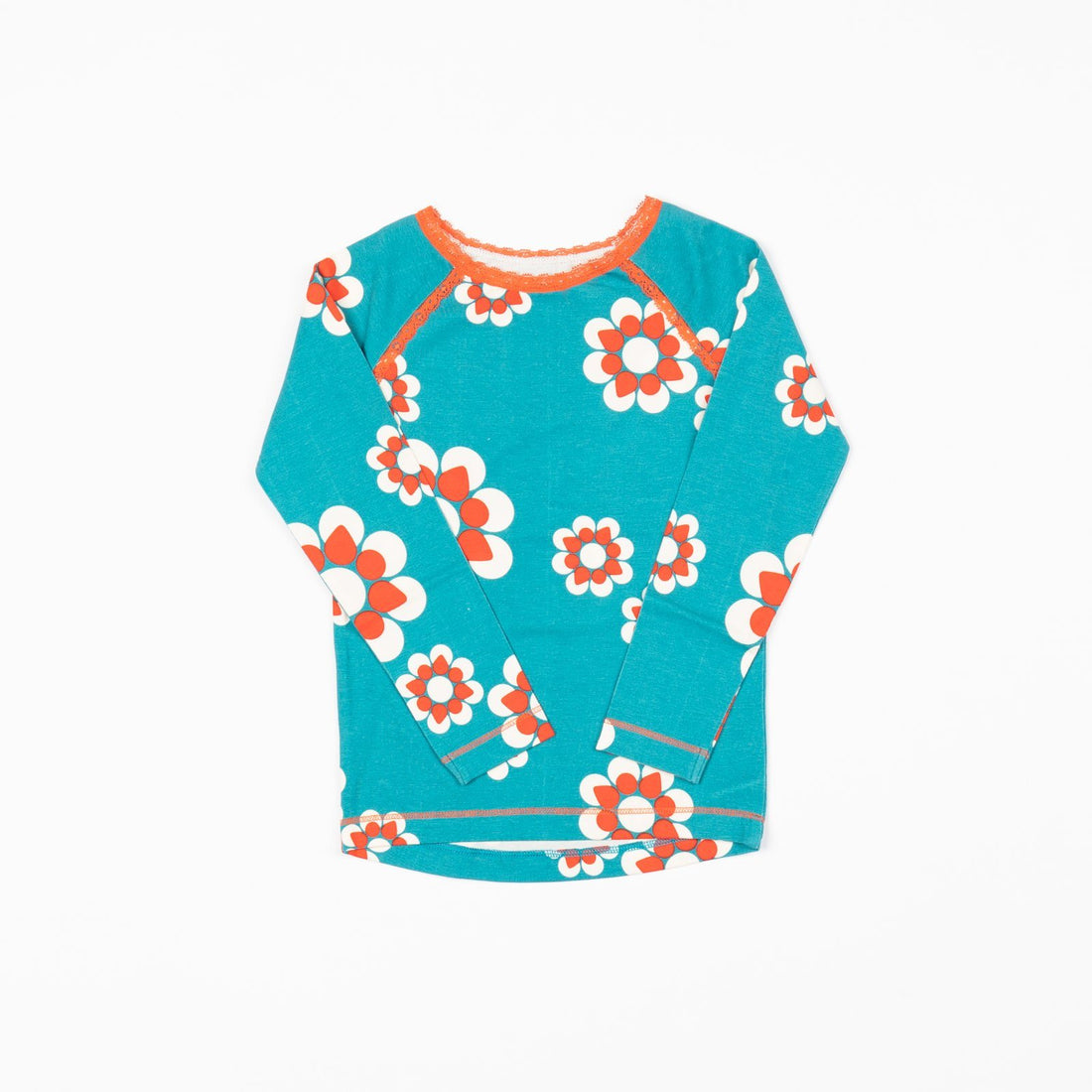 Ghita blouse biscay bay flower heaven AlbaBaby Tops Alba of Denmark 