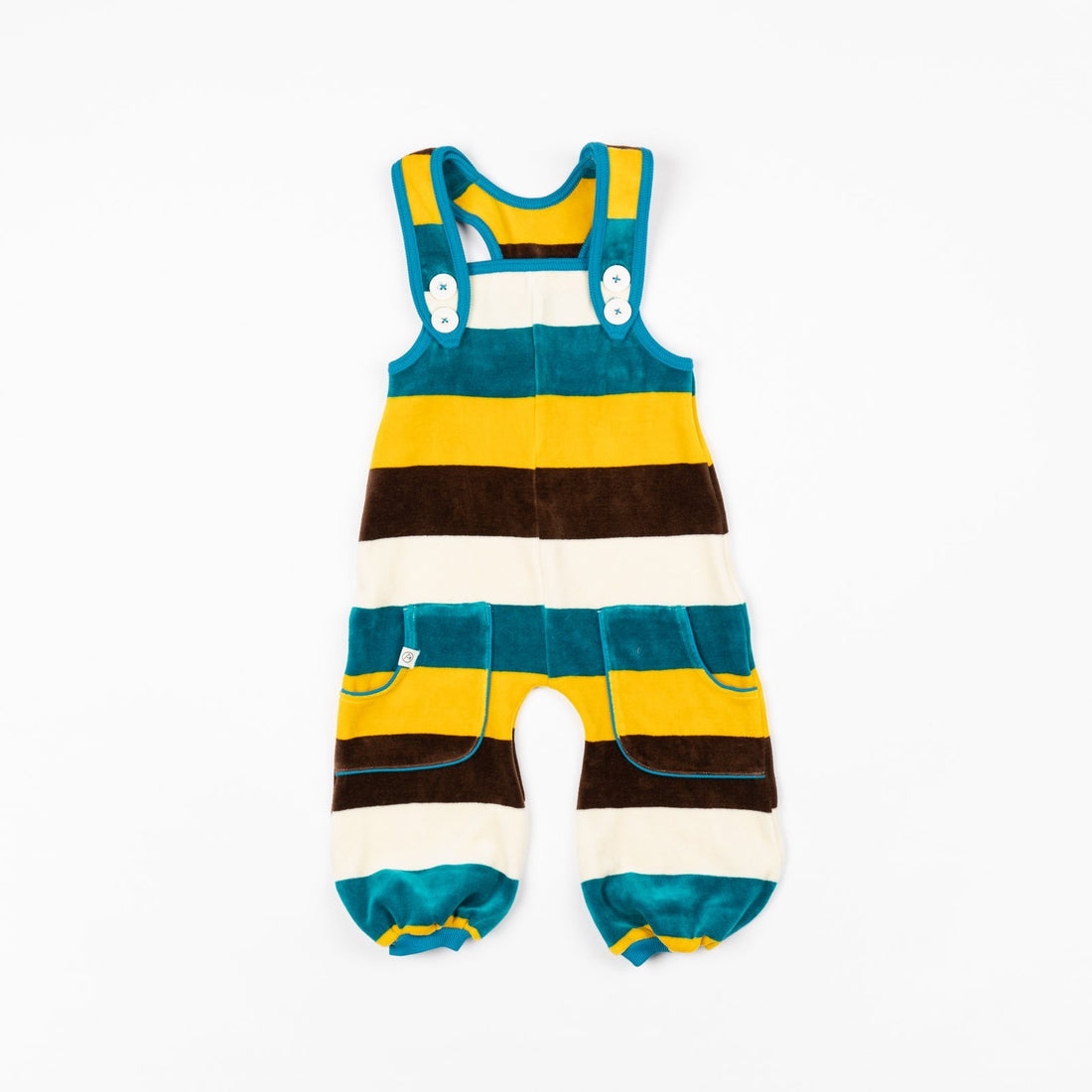 Baggy crawlers turkish tile love stripes AlbaBaby Dungarees Alba of Denmark 