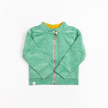 Go bike jacket creme de menthe AlbaBaby Jackets Alba of Denmark 