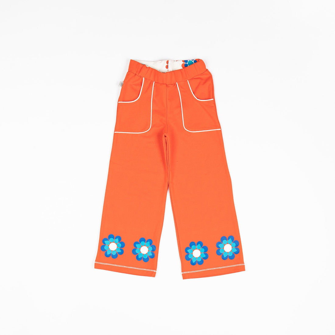 Caroline flower pants orange.com AlbaBaby Bottoms Alba of Denmark 