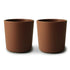 2-pack dinnerware cups caramel mushie meal mushie 