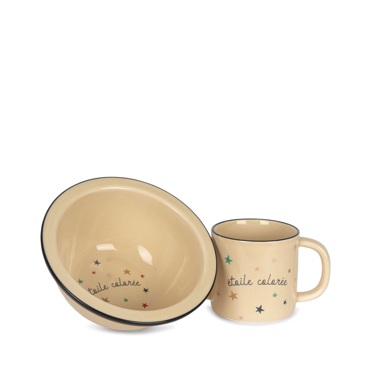 Copo e taça cerâmica etóile colorée Dinnerware Konges sløjd 