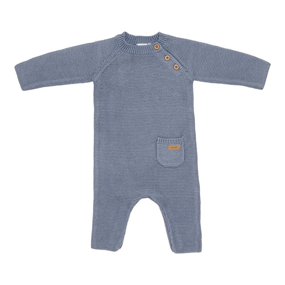 Jumpsuit malha azul Jumpsuit Little Dutch
