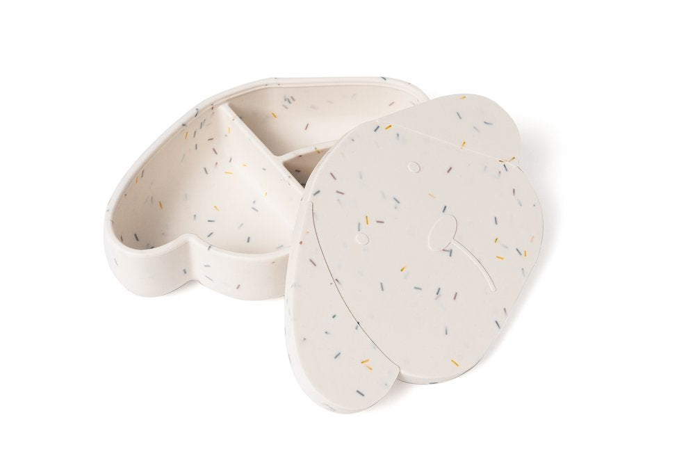 Lunchbox silicone dog confetti Dinnerware the cotton cloud 