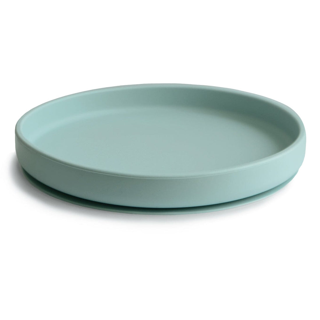 Prato clássico com ventosa cambridge blue meal mushie 