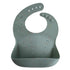 Silicone baby bib cambridge blue confetti mushie bib mushie 