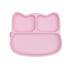 Cat stickie plate - powder pink dinnerware we might be tiny 