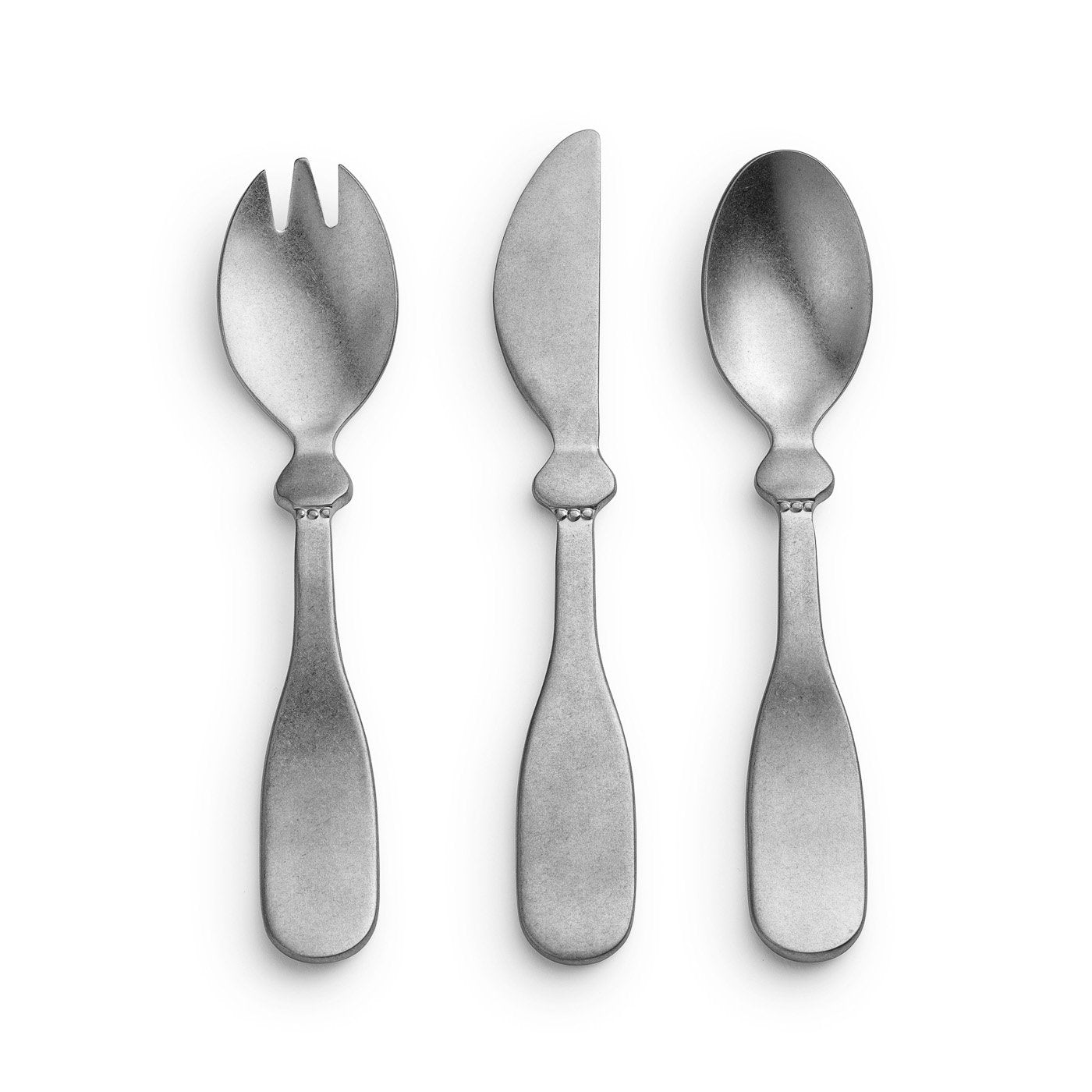 Cutlery set antique silver dinnerwear Elodie details 