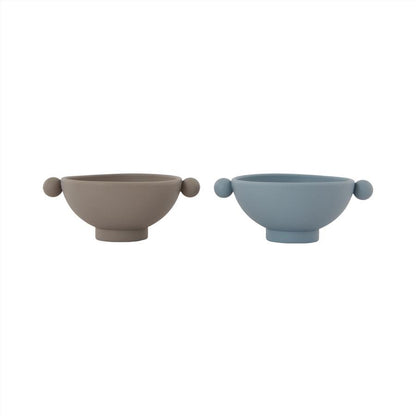 2 taças tiny inka dusty blue/clay Dinnerware OYOY 