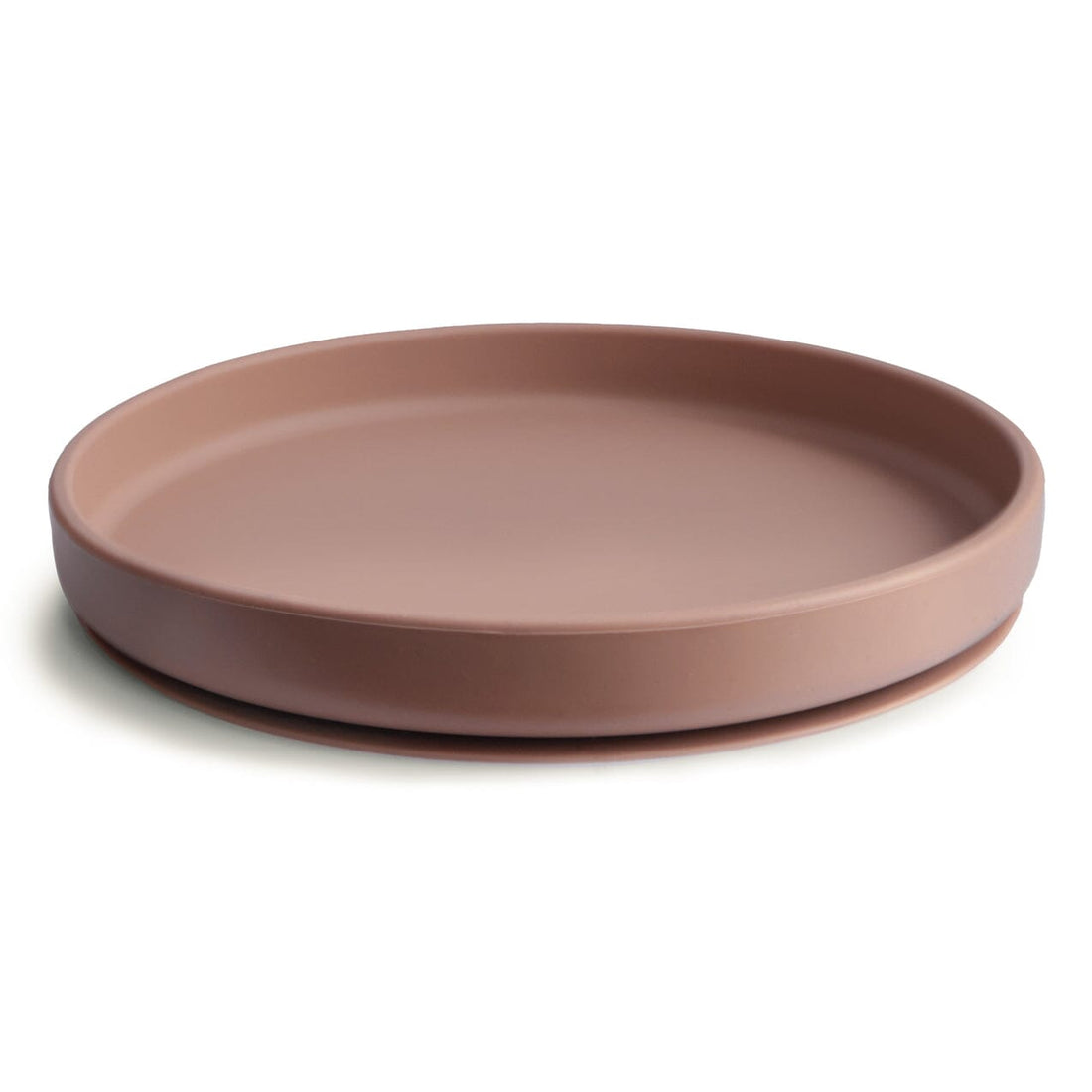 Prato clássico com ventosa cloudy mauve meal mushie 