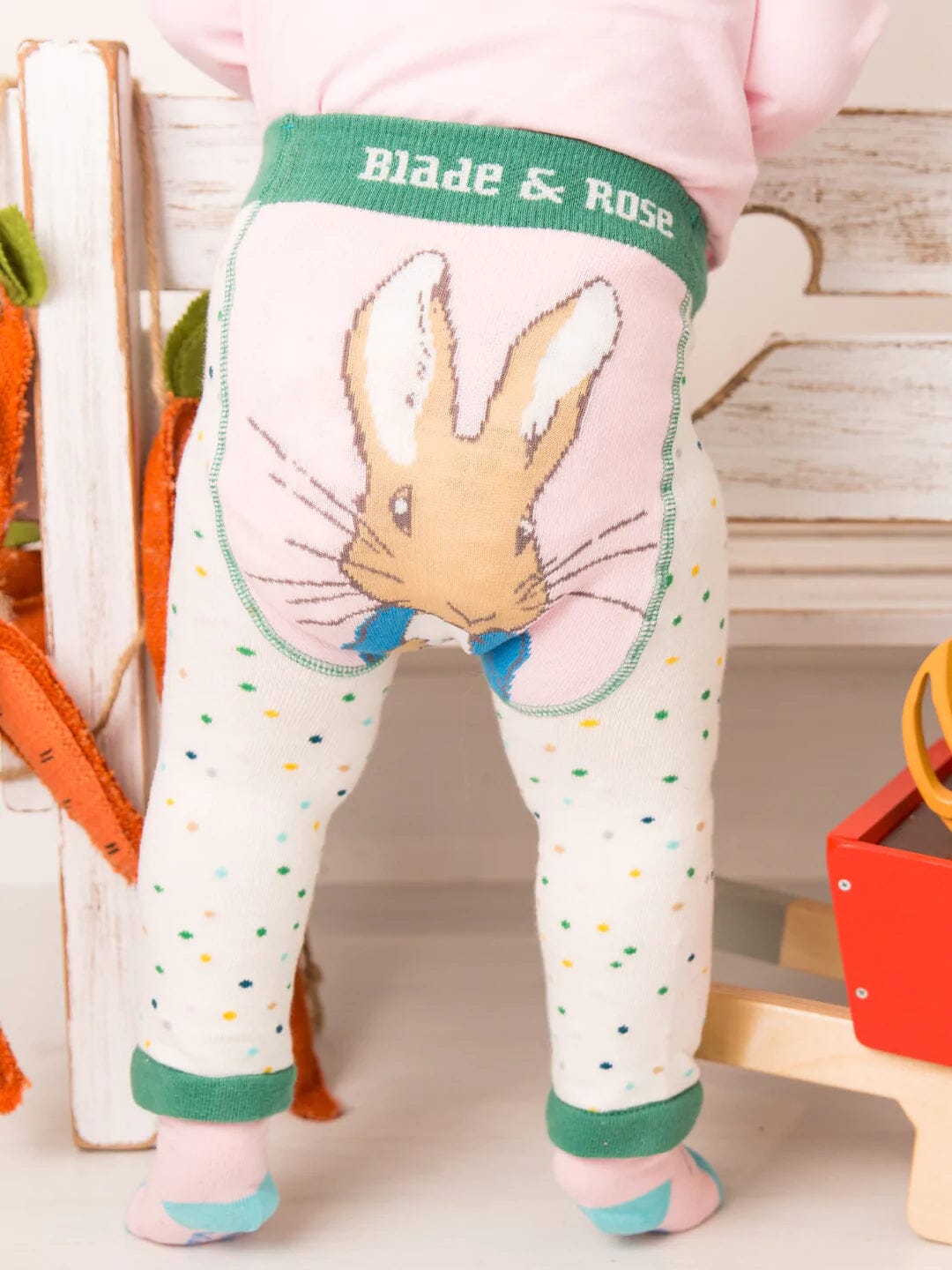 Leggings Peter Rabbit pretty garden Bottoms Blade &amp; Rose 