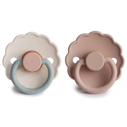 2-pack daisy pacifier blush/cotton candy FRIGG Pacifier FRIGG 