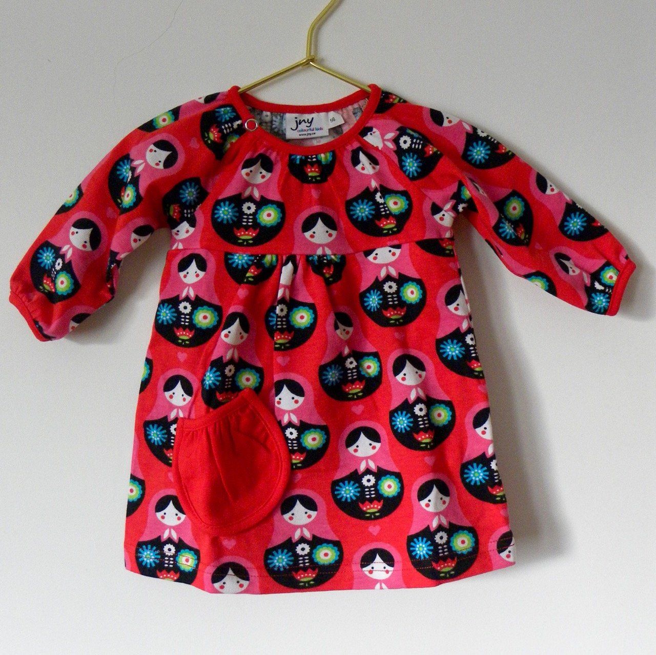 Puffy body dress matryoshka Dress JNY colourful kids 