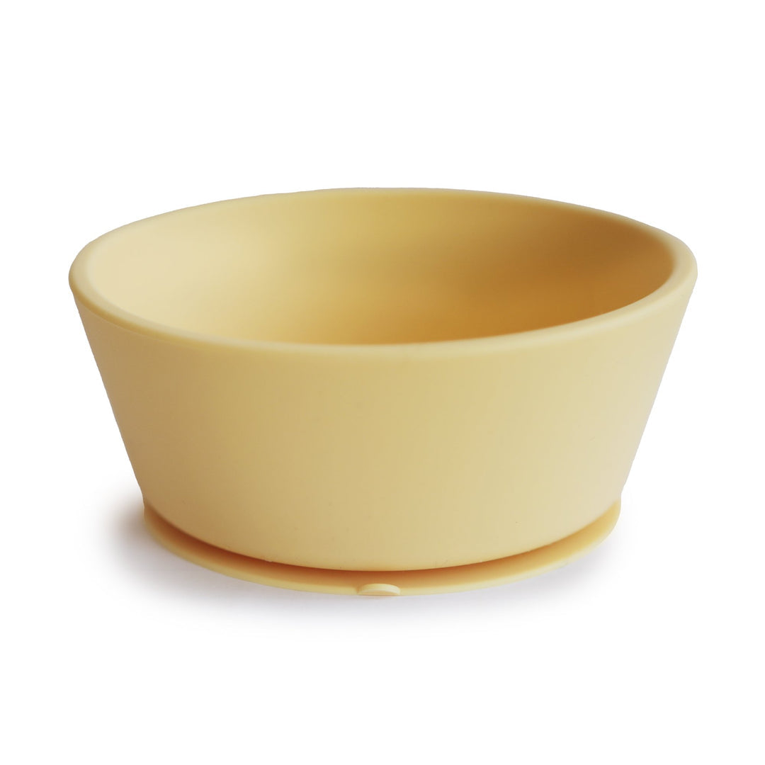 Silicone suction bowl daffodil mushie meal mushie 