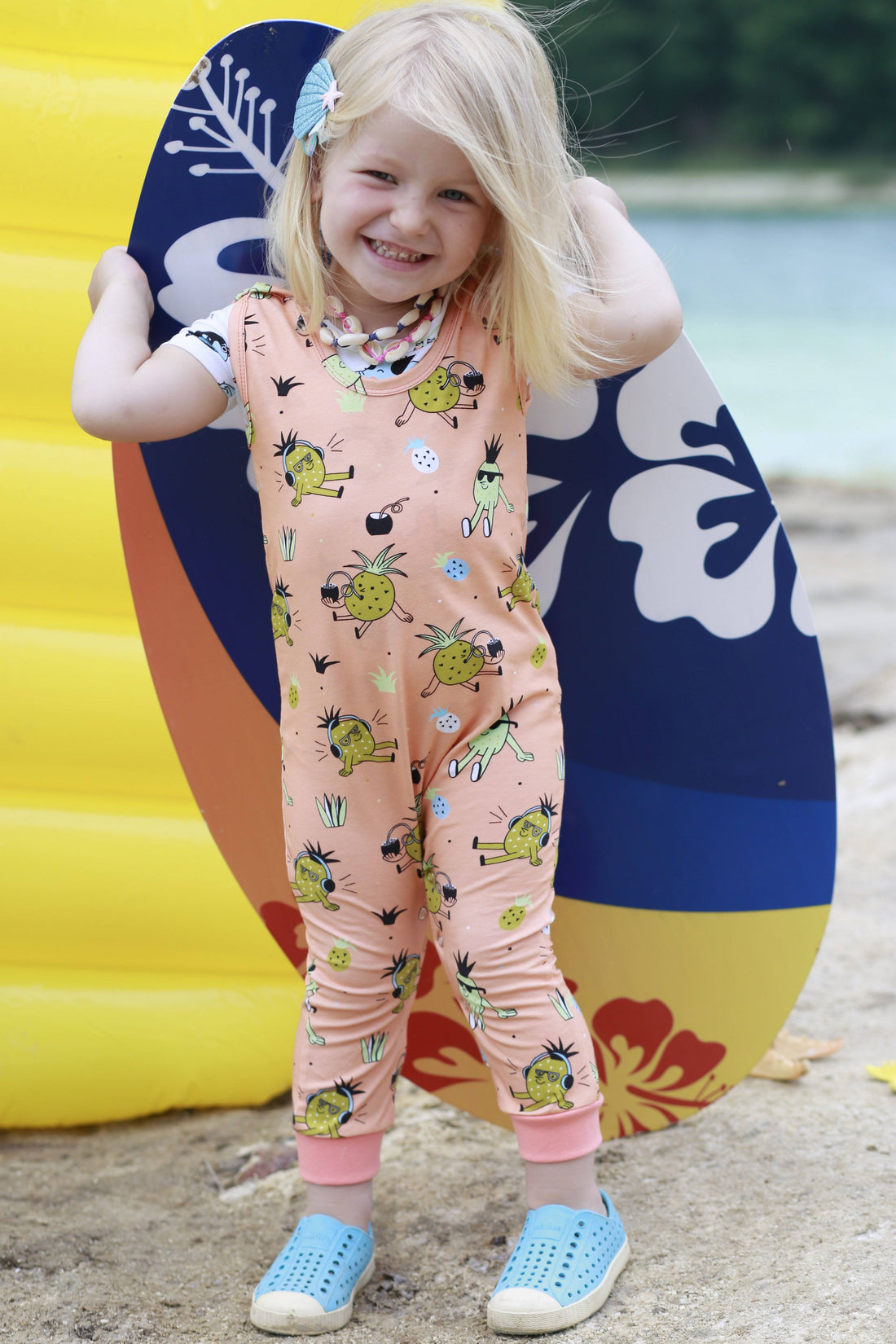 Dungarees pineapple punch Raspberry Republic Dungarees Raspberry Republic 