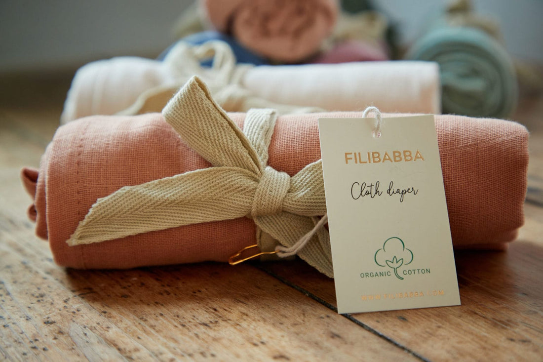 Musselina 65 cm blush Muslin Filibabba