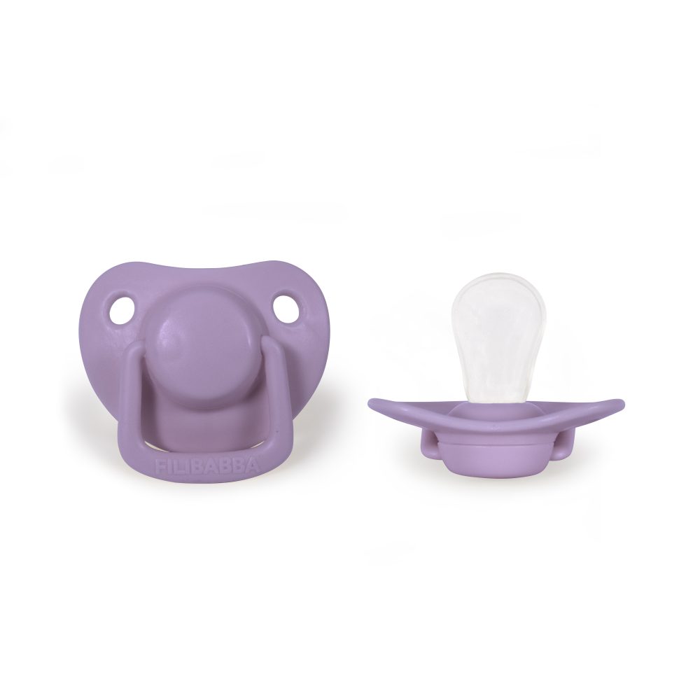 Pacifiers 2-pack fresh violet 0-6M Filibabba accessories Filibabba
