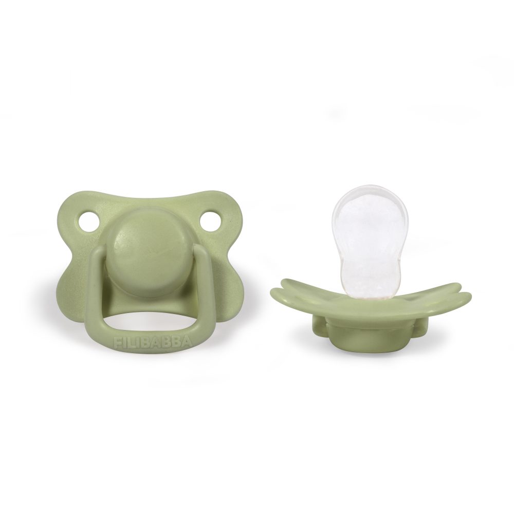 Pacifiers 2-pack pistachio +6M Filibabba accessories Filibabba