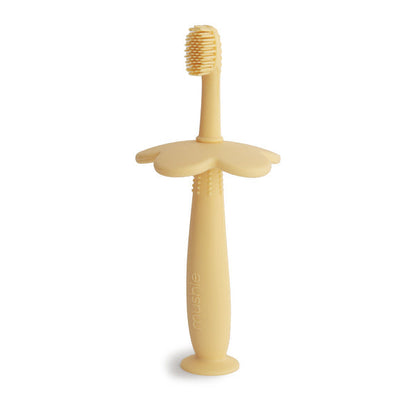 Flower training toothbrush daffodil mushie toothbrush mushie 