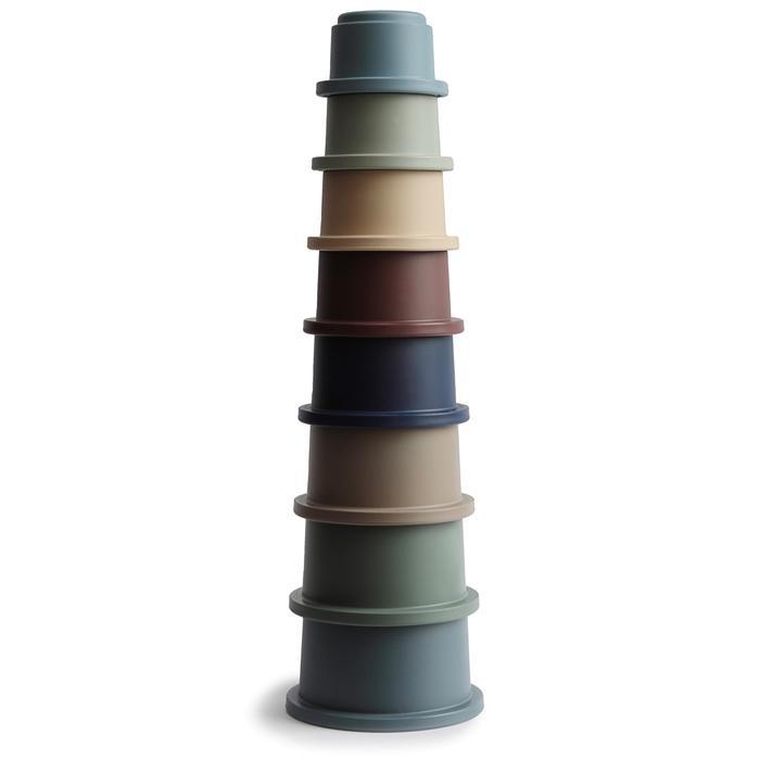 Stacking cups toy (forest) mushie Toys mushie 