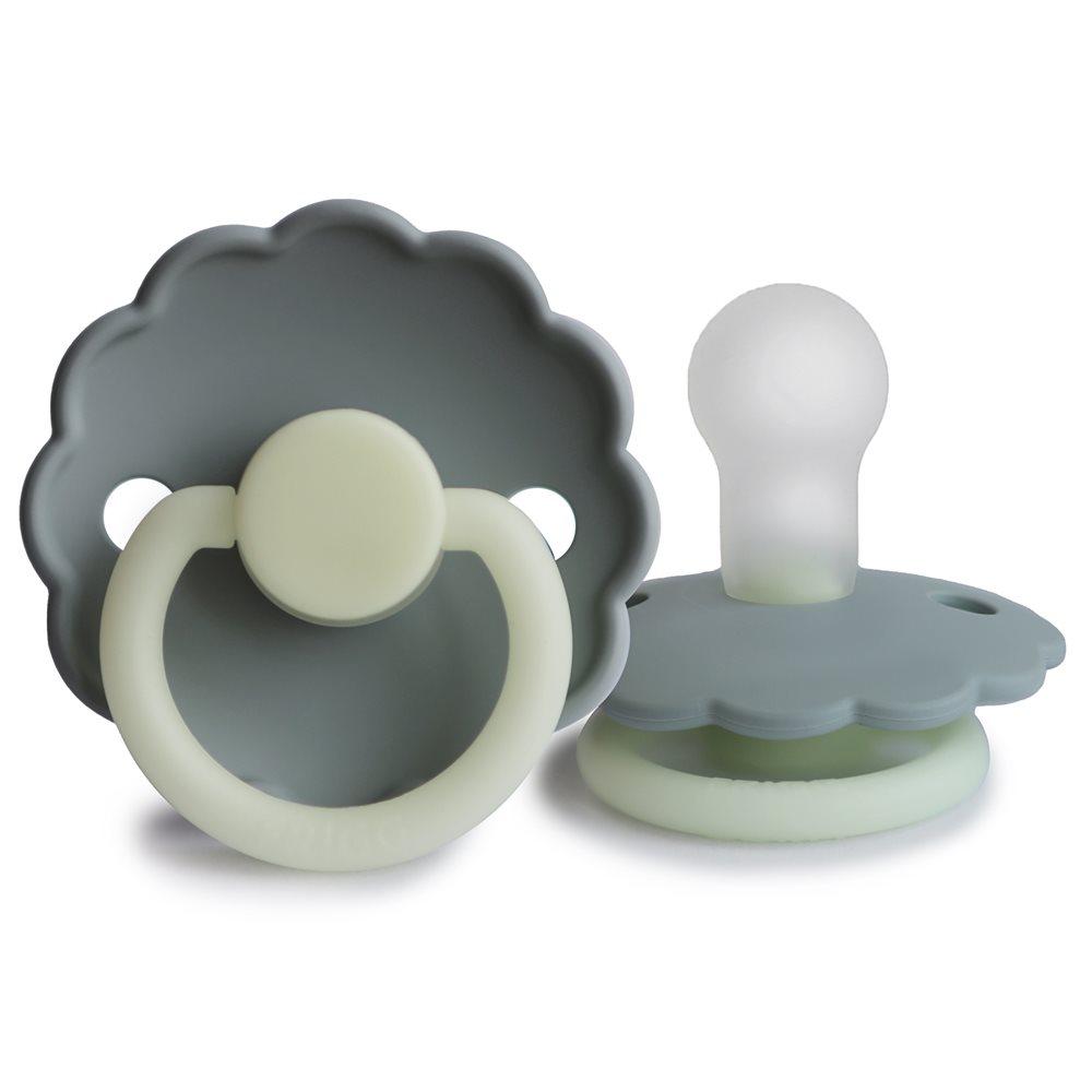 1 pacifier daisy french gray night FRIGG Pacifier FRIGG 0-6M