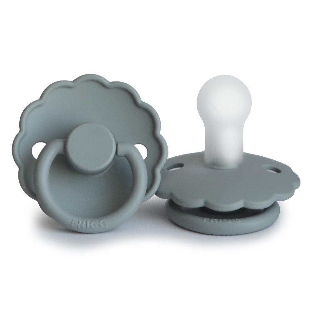 1 pacifier daisy french grey FRIGG Pacifier FRIGG 0-6M