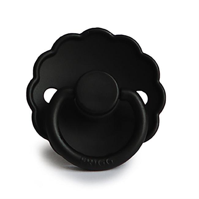 1 pacifier daisy jet black FRIGG Pacifier FRIGG 
