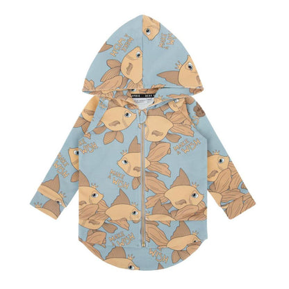 Casaco com capuz goldfish blue Tops Dear Sophie 