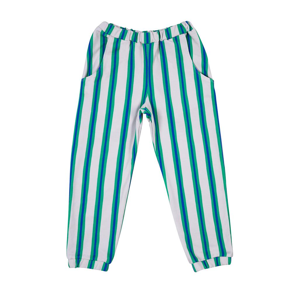Green stripes pants don&
