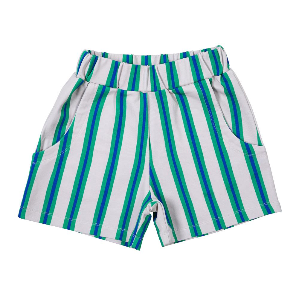 Green stripes shorts don&