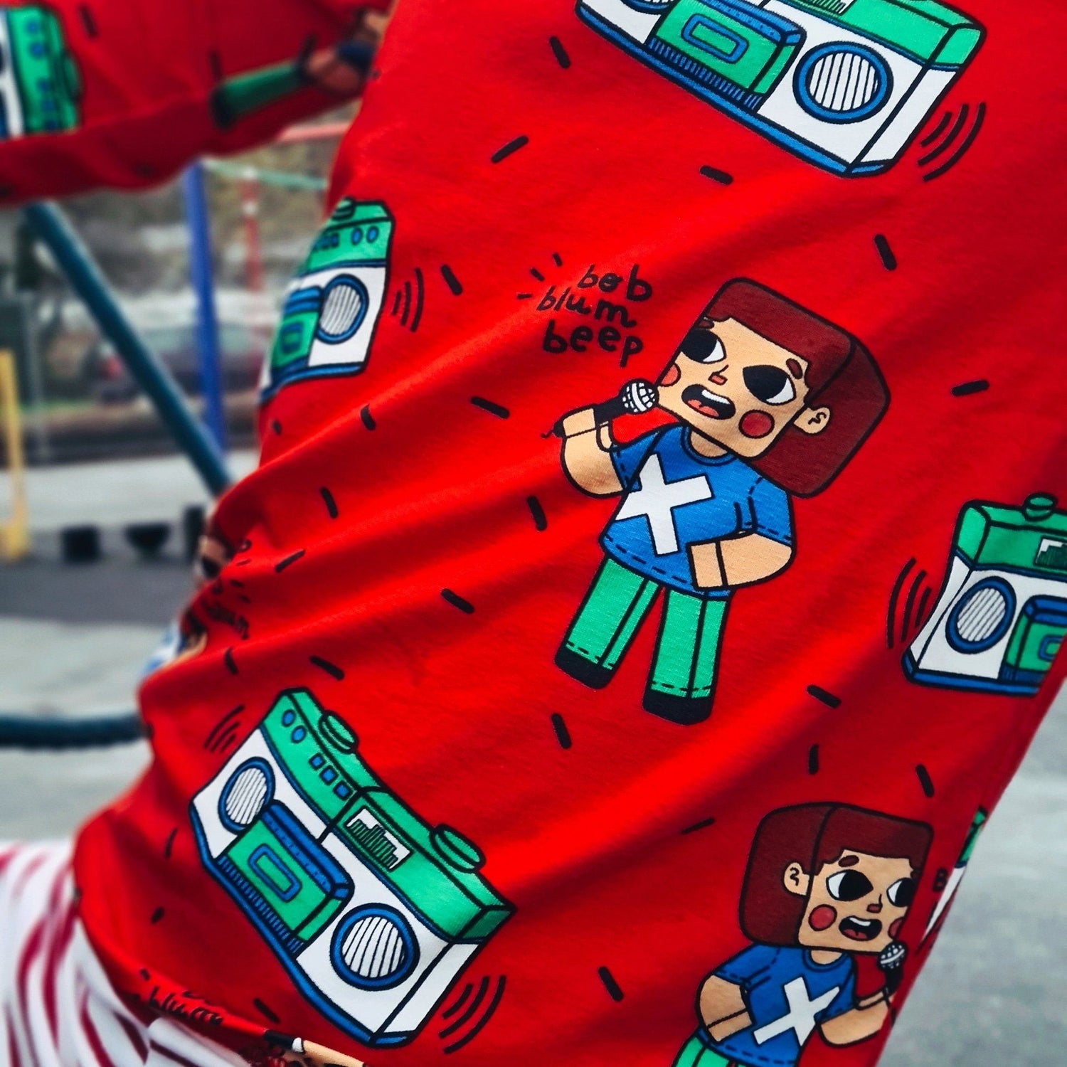 T-shirt brick party Raspberry Republic Tops Raspberry Republic 