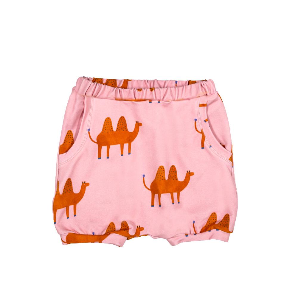 Pink camel shorts don&